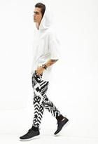 Forever21 Abstract Zig Zag Sweatpants