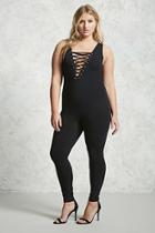 Forever21 Plus Size V-neck Jumpsuit