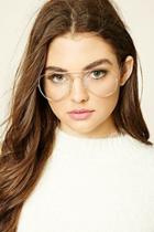 Forever21 Clear Aviator Readers