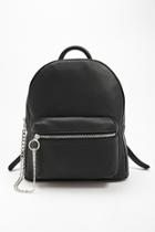 Forever21 Faux Leather Chain Backpack