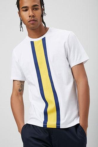 Forever21 Colorblock Stripe Tee