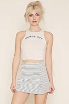 Forever21 Textured Stripe Mini Skirt