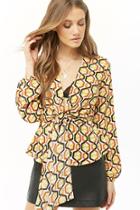 Forever21 Geo Print Top