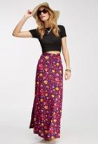 Forever21 Contemporary Paisley Floral Maxi Skirt