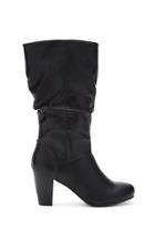 Forever21 Slouchy Faux Leather Boots