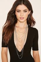 Forever21 Longline Chain Layered Necklace