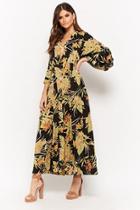 Forever21 Floral Button Maxi Dress
