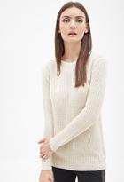 Forever21 Oversized Braided Knit Sweater