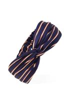 Forever21 Twist-front Striped Headwrap