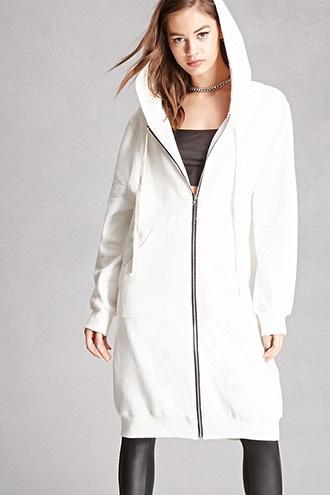 Forever21 Ash Rain + Oak Zip Hoodie