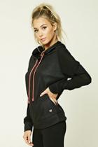 Forever21 Active Mesh Paneled Hoodie