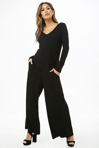 Forever21 Hooded Palazzo Jumpsuit