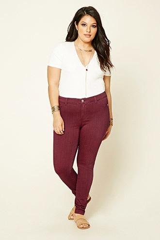 Forever21 Plus Women's  Plus Size Super Skinny Jeans