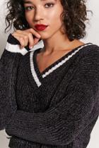 Forever21 Chenille Stripe Sweater