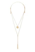 Forever21 Coin & Matchstick Charm Necklace Set