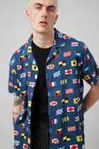 Forever21 Maritime Flags Shirt