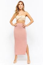 Forever21 Side-slit Midi Skirt
