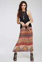 Forever21 Mixed Paisley Print Maxi Skirt