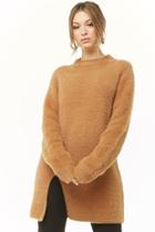 Forever21 Fuzzy Knit Tunic Sweater