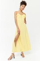 Forever21 Cami Button-front Maxi Dress