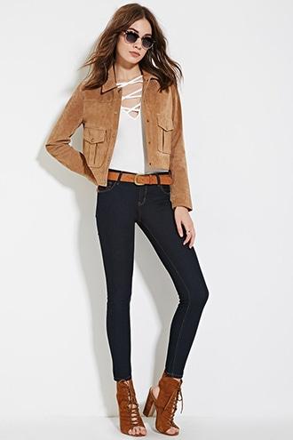 Forever21 Low-rise Ankle Jeans