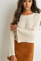 Forever21 Bell-sleeved Slouchy Sweater