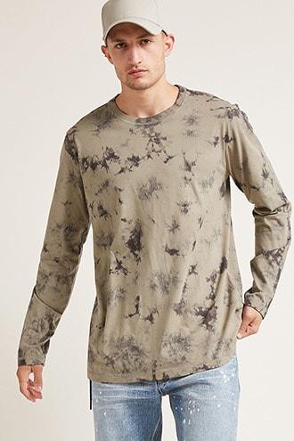 Forever21 Crystal Dye Wash Tee