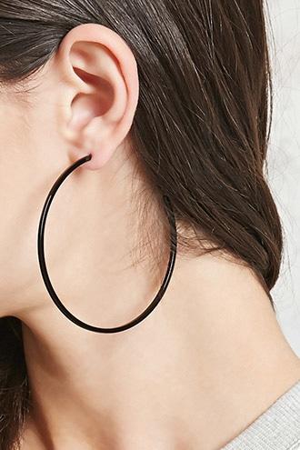 Forever21 Matte Hoop Earrings