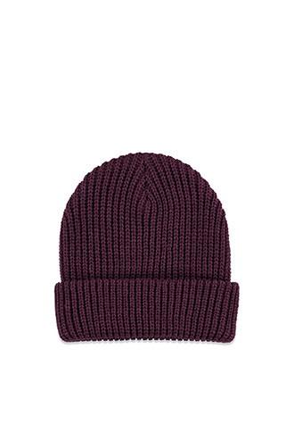 Forever21 Ribbed Fold-over Beanie