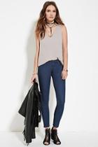 Forever21 Plus Women's  Denim Low-rise Skinny Jeans