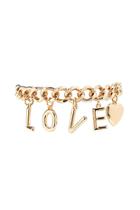 Forever21 Love Charm Bracelet