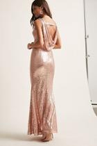 Forever21 Metallic Sequined Gown