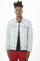 Forever21 Victorious Distressed Denim Jacket
