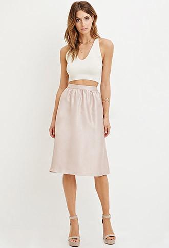 Love21 Sheeny A-line Skirt