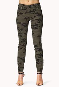 Forever21 Life In Progress&trade; Camo Skinny Jeans