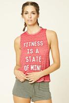 Forever21 Women's  Active Fitness Burnout Tank