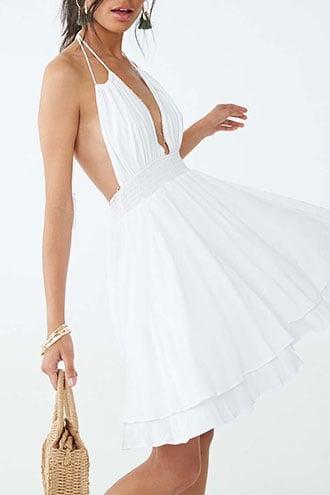 Forever21 Tasseled Halter Dress