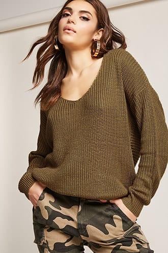 Forever21 Twist-back Sweater