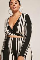 Forever21 Plus Size Stripe Tie-front Top