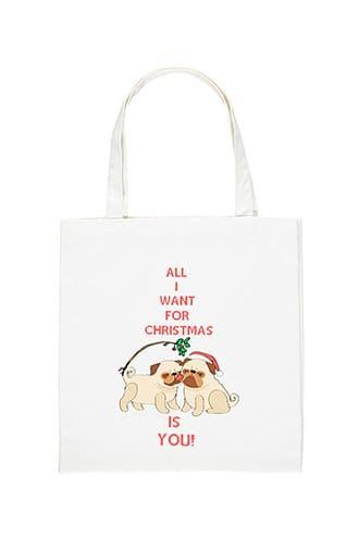 Forever21 All I Want For Christmas Graphic Tote Bag