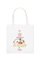 Forever21 All I Want For Christmas Graphic Tote Bag