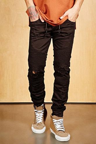 Forever21 Project X Paris Moto Joggers