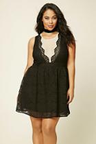 Forever21 Plus Women's  Plus Size Crochet Lace Dress