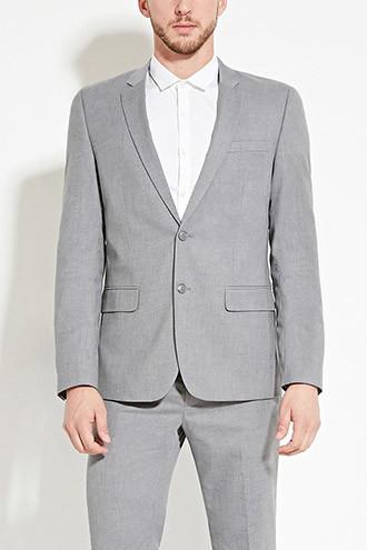 21 Men Men's  Classic Two-button Blazer
