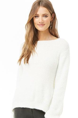 Forever21 Open Back Sweater