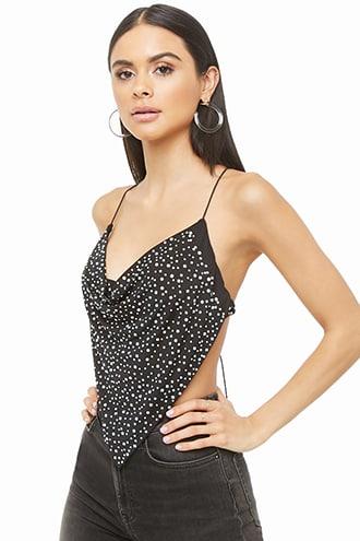 Forever21 Kikiriki Studded Halter Top