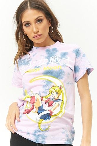 Forever21 Tie-dye Sailor Moon Graphic Tee