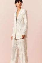 Forever21 Wide-leg Pinstriped Pants