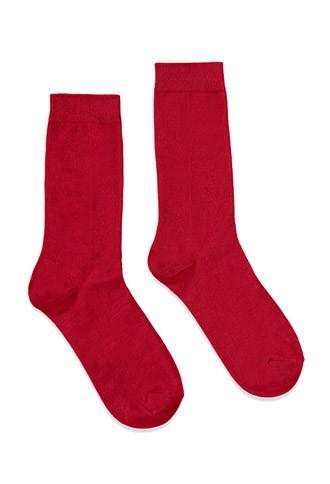 21 Men Classic Crew Socks (red)