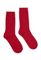 21 Men Classic Crew Socks (red)